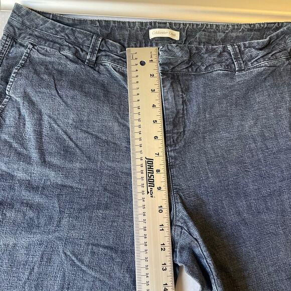 Coldwater Creek Women Capri Jeans size W18 Blue Mid Rise Stretch - Picture 5 of 11
